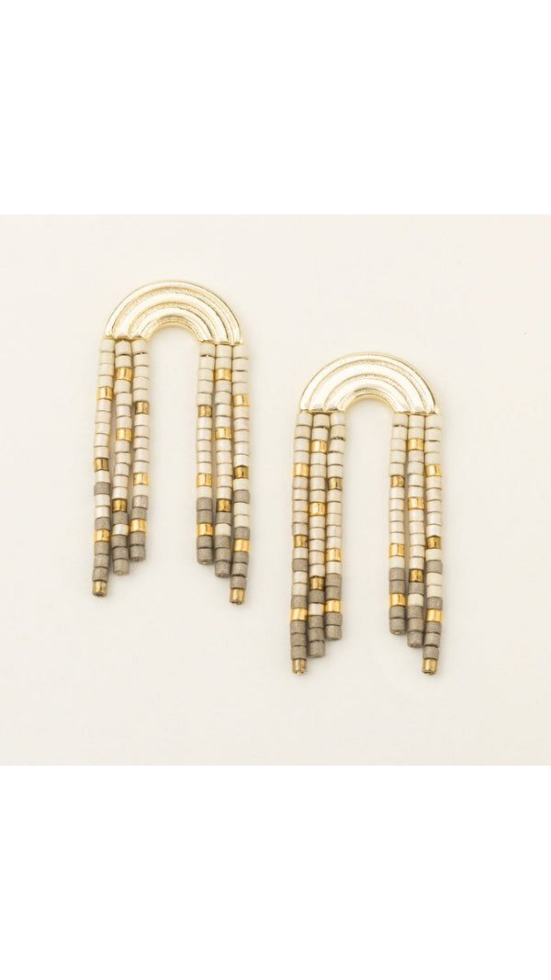 Chromacolor Miyuki Rainbow Fringe Earring