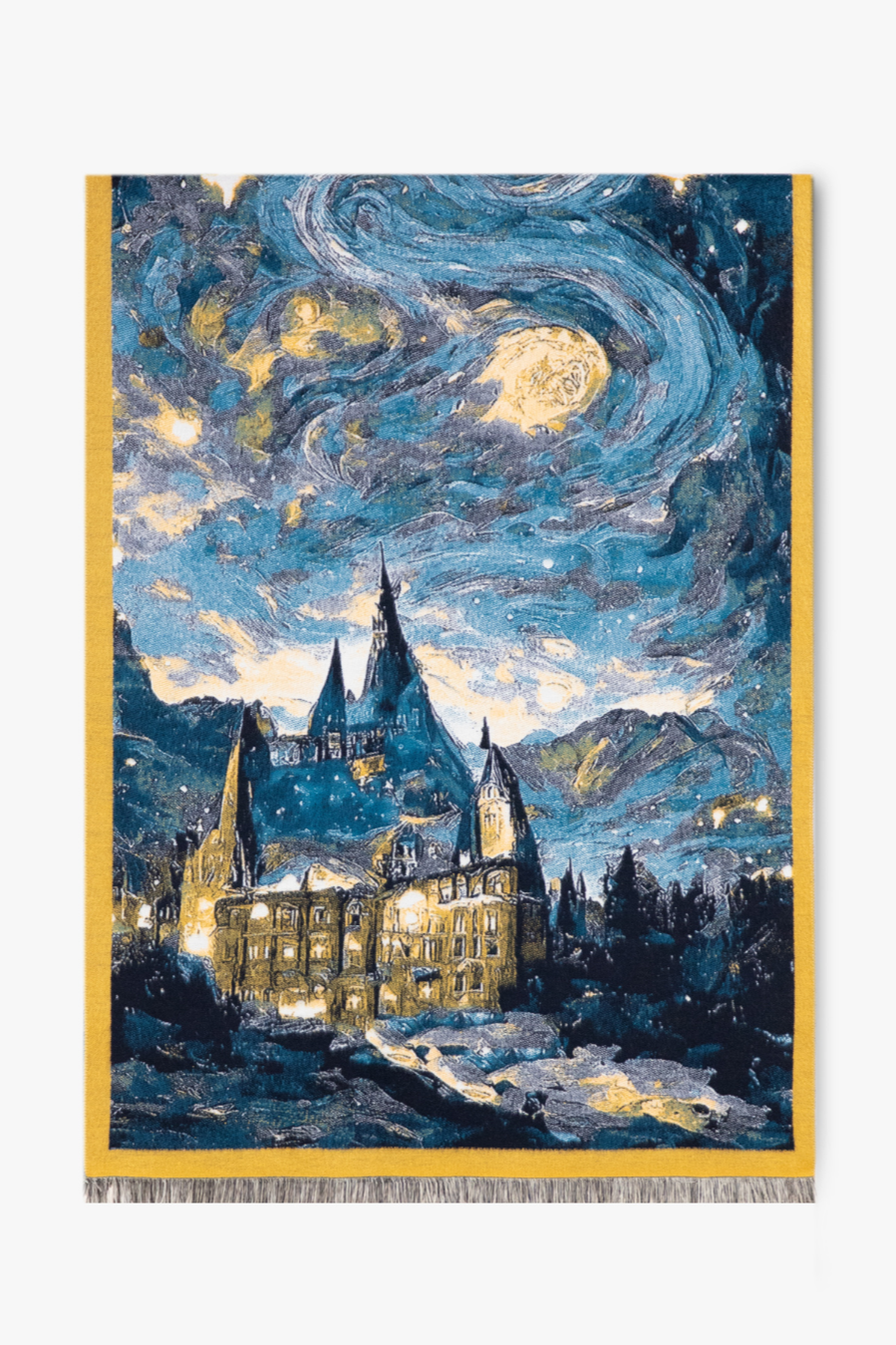 Vintage Starry Night Premium Scarf