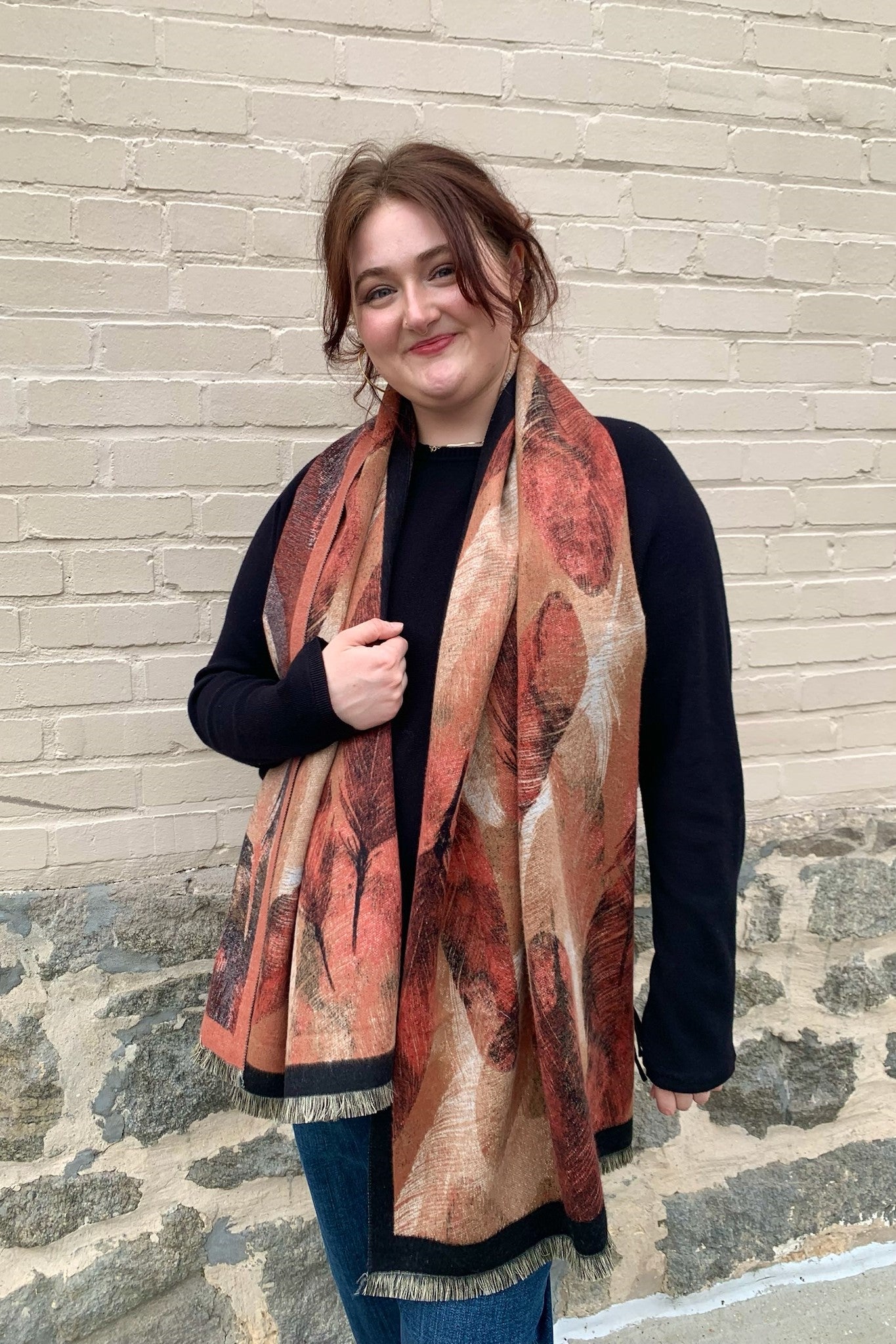 Warm Feathers Premium Scarf