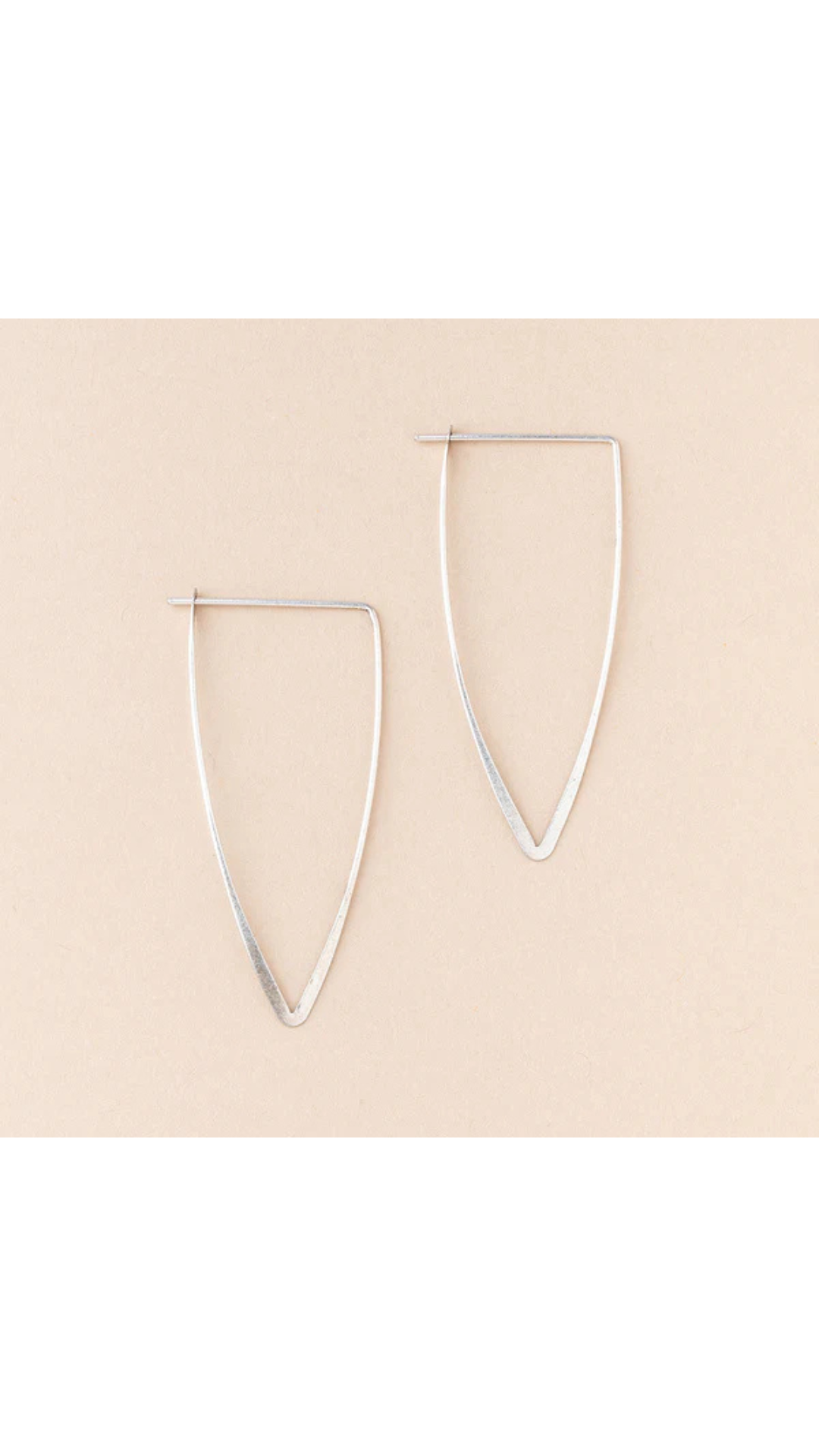 Refined Earring Collection - Galaxy Triangle/Sterling Silver