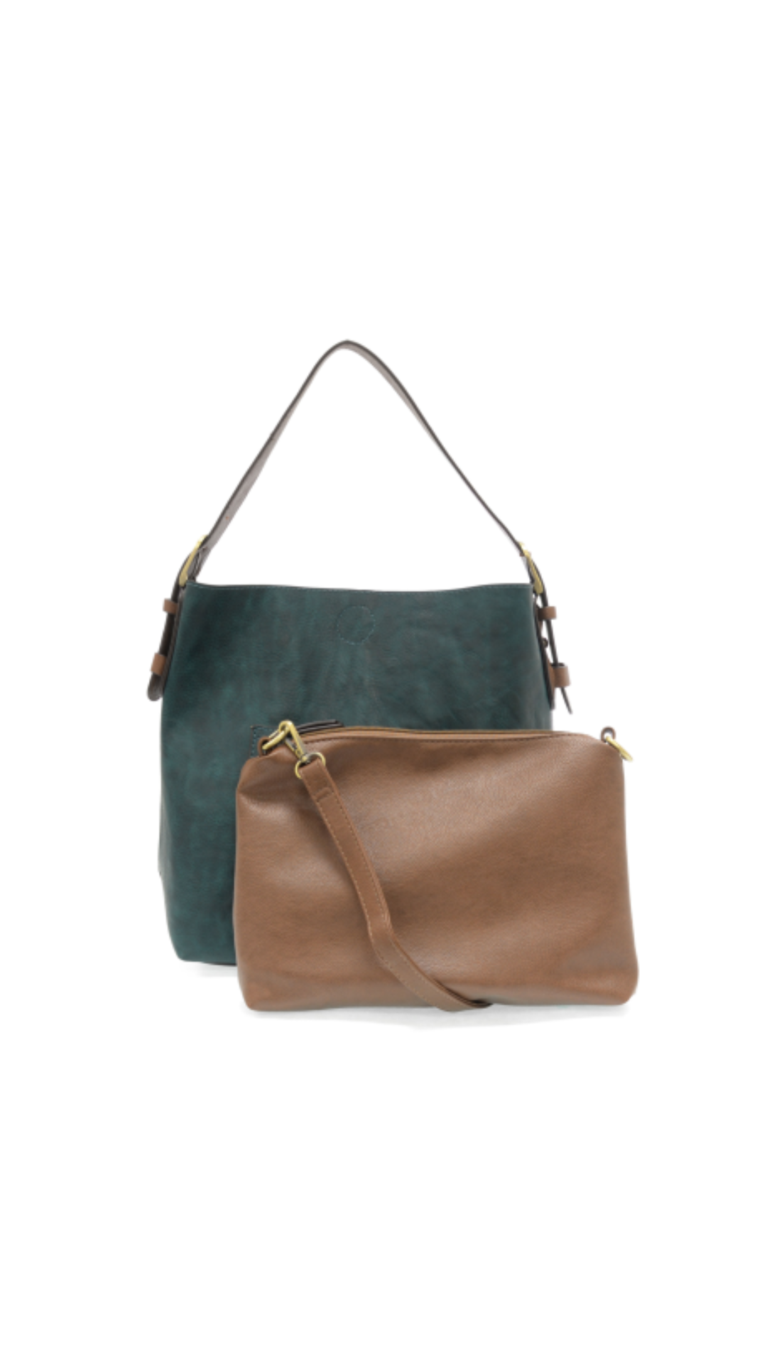 Hobo Coffee Handle Handbag - Vivid Deep Teal