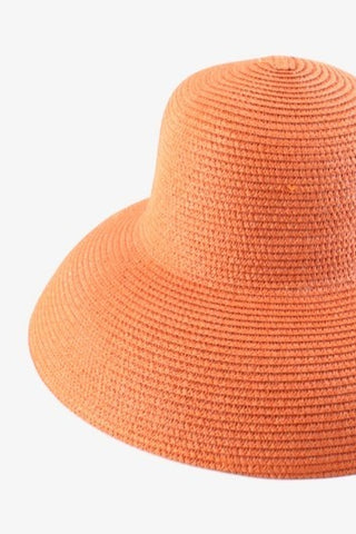 Shore Club Wide-Brim Sun Hat - Rust