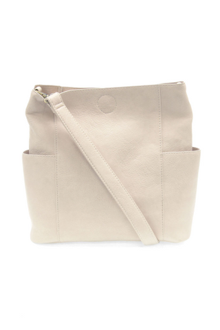 Kayleigh Side Pocket Bucket Bag - Linen