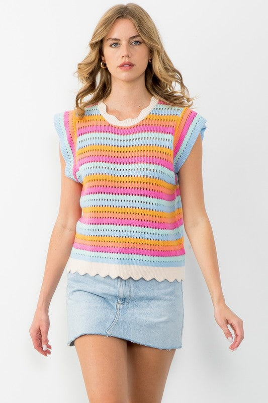 Shelly Multi Color Sweater