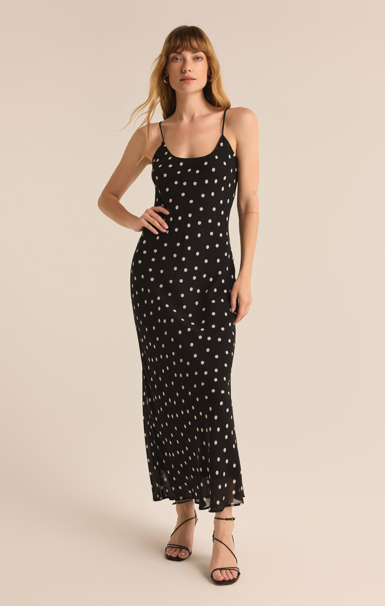 [Z Supply] Cecily Polka Dot Slip Dress