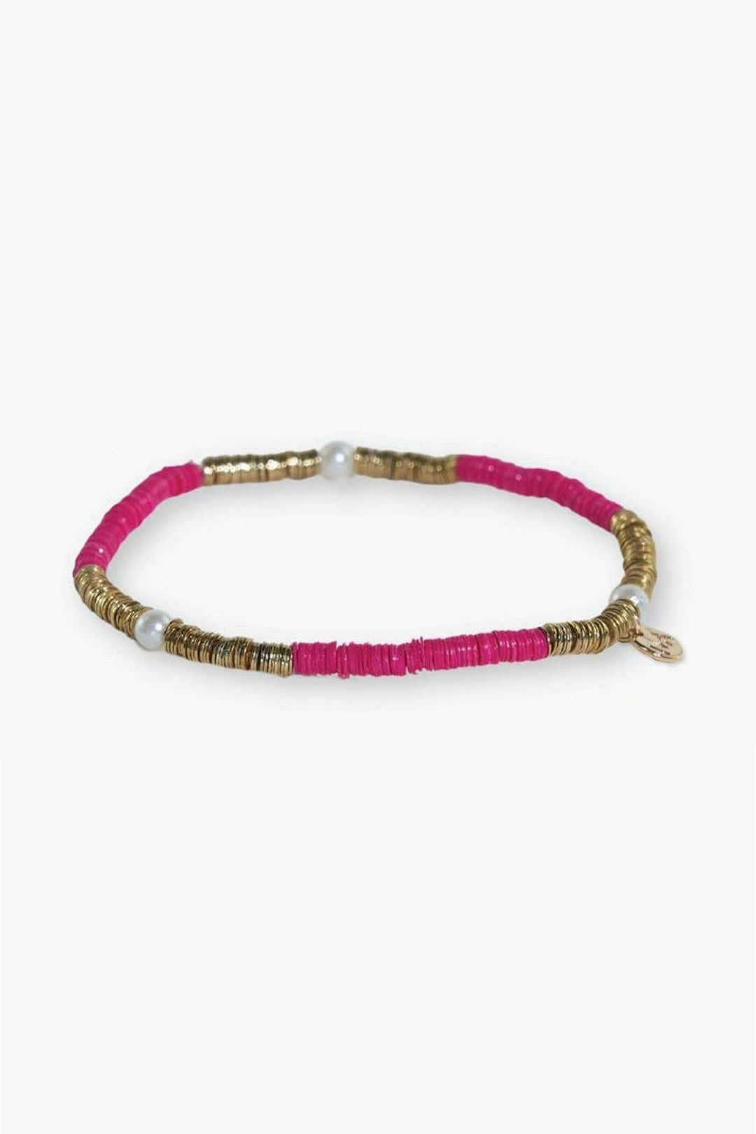 Rory Solid Color Bracelet - Hot Pink