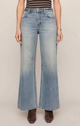 [Z Supply] The Stunner Mid Rise Wide Leg Jeans
