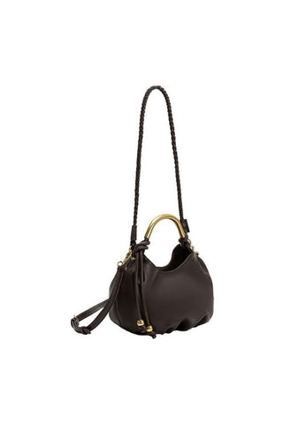Dottie Recycled Vegan Top Handle Bag - Espresso