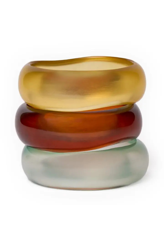 Esther Resin Bangle - Brown