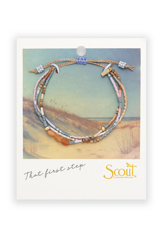 Mixed Media Bracelet - Inspiration/Red Aventurine/Gold