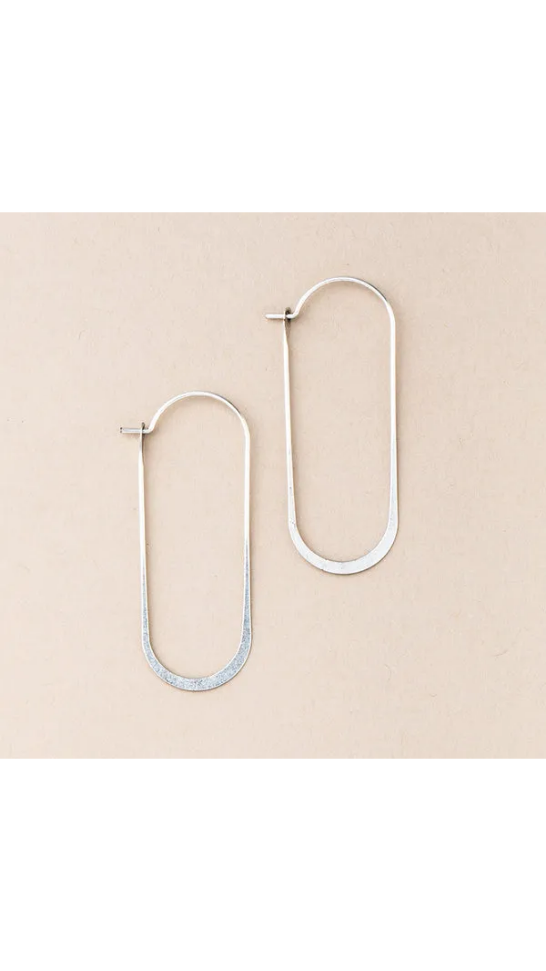 Refined Earring Collection - Cosmic Oval/Sterling Silver