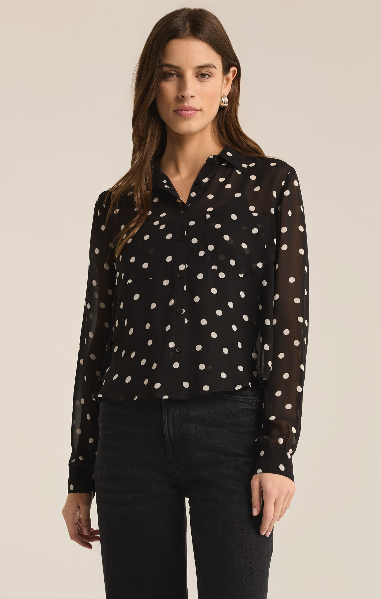 [Z Supply] Vivienne Polka Dot Top