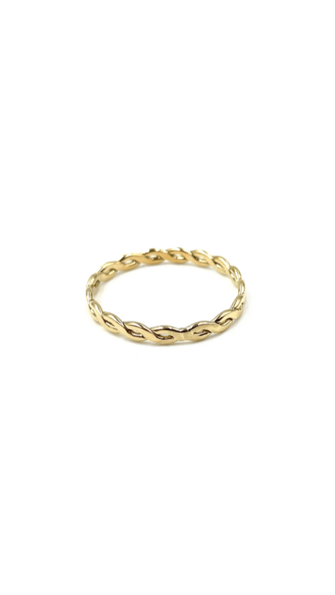 Resort Collection Gold Woven Ring - Waterproof!
