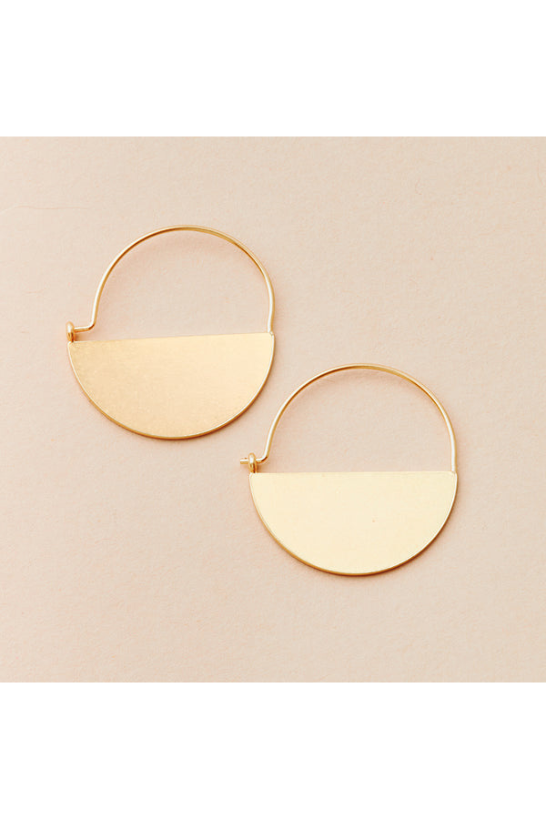 Refined Earring Collection - Lunar Hoop/Gold Vermeil