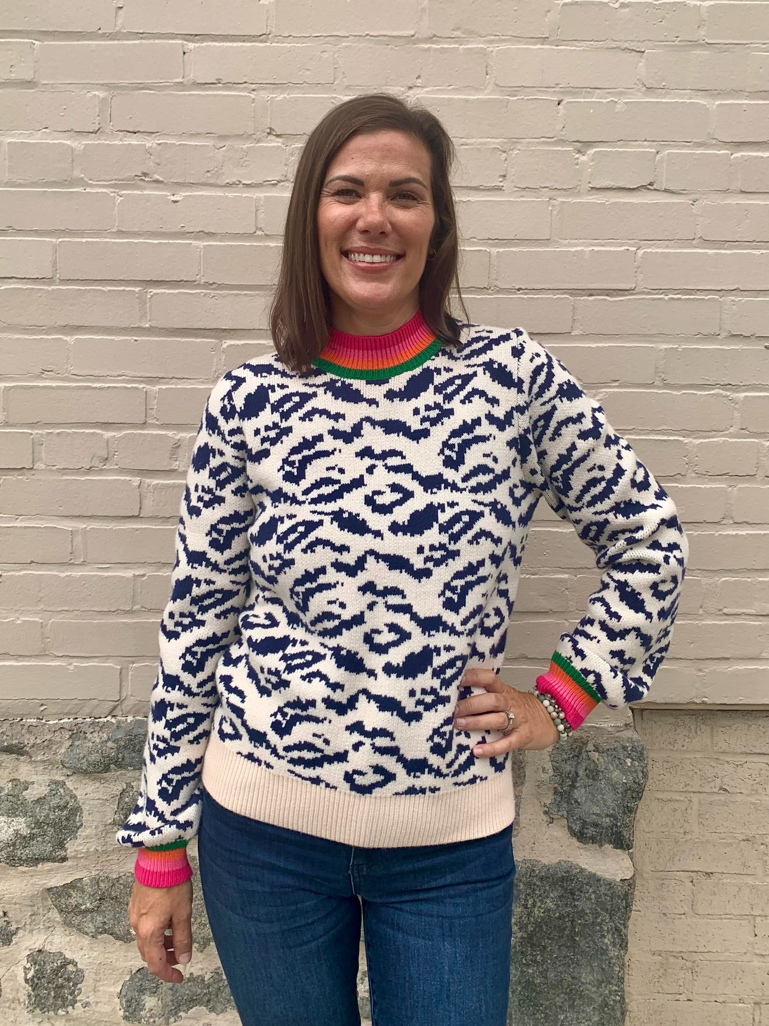 Alison Patterned Sweater