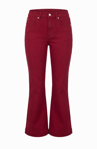 [Liverpool] Hannah Comfort Waist Flare Jeans, 31" Inseam
