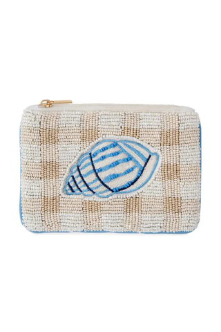 Marée Beaded Coin Pouch