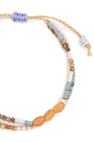 Mixed Media Bracelet - Inspiration/Red Aventurine/Gold