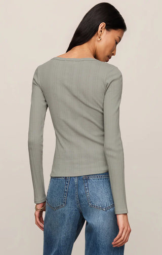 [Z Supply] Audri Pointelle Henley Top