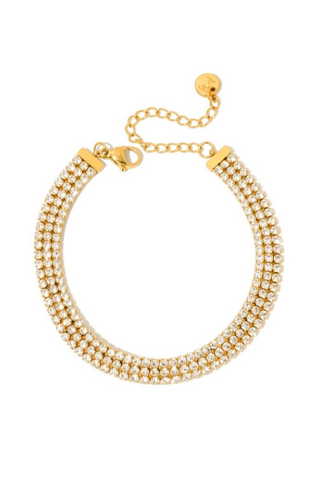 Giselle Layered Tennis Bracelet - Gold
