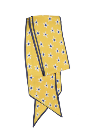 Yellow Daisy Double Sided Scarf