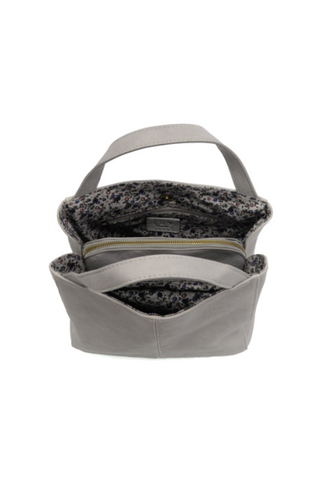 Brandi Convertible Crossbody Handbag - Light Grey