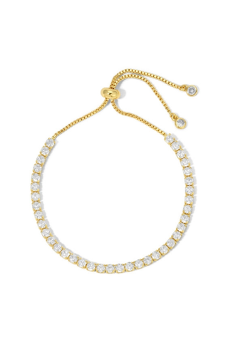3mm Pulley Tennis Bracelet - Gold