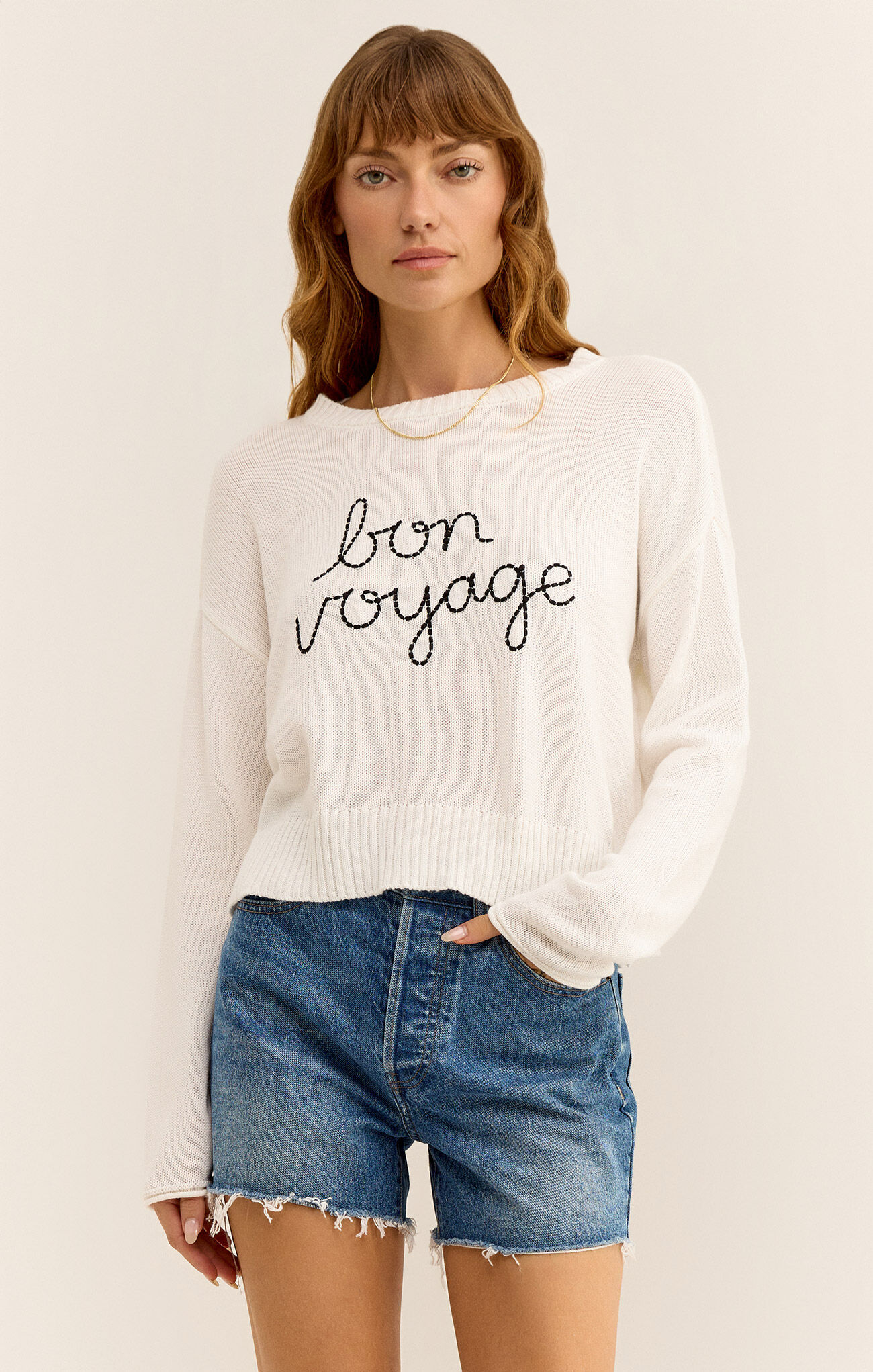 [Z Supply] Sienna Bon Voyage Sweater