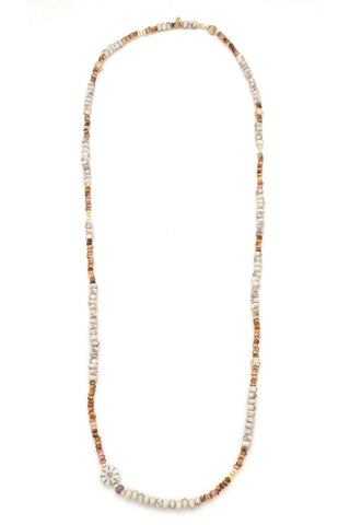 Ceramic Bead Wrap Bracelet/Necklace - Abundance/Sun