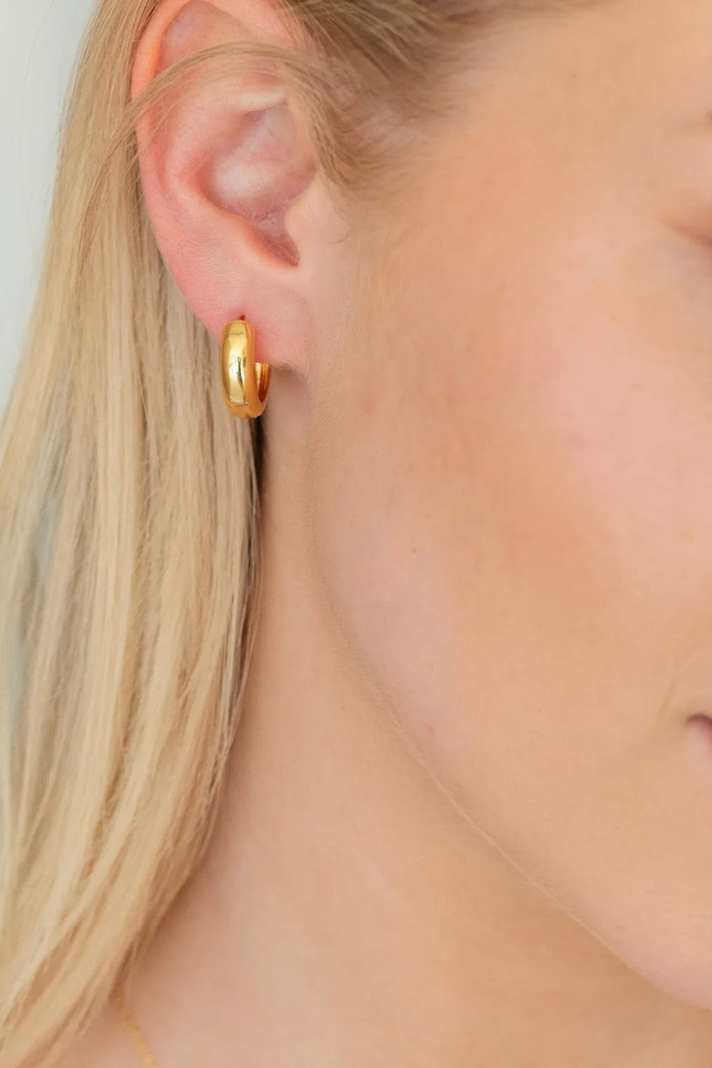 Small to Bold Huggies, Set of 3 - Gold