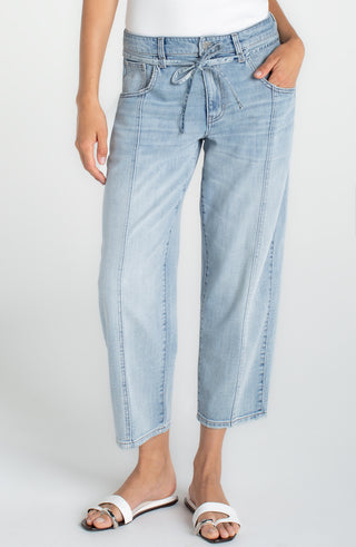 [Liverpool] Beachcomber Jeans with Self Belt, 26" Inseam