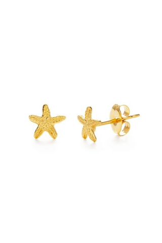 Tiny Starfish Stud Earrings