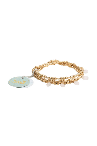 Metal Wrap - Timeless/Rose Quartz/Gold