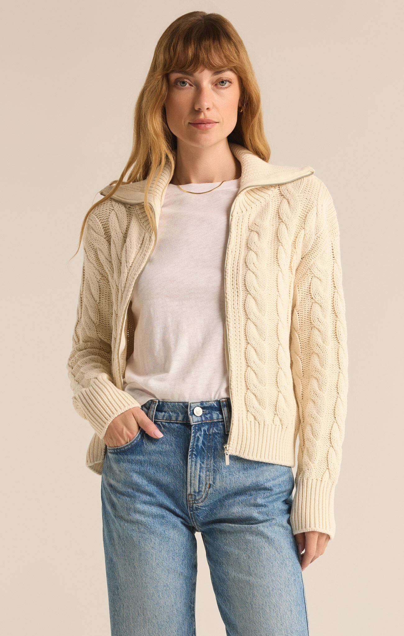 [Z Supply] Hemingway Cable Cardigan