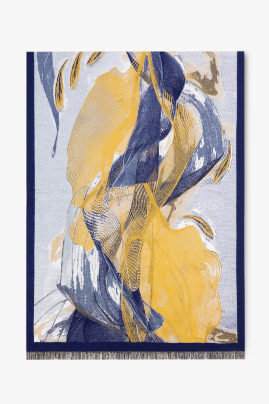 Abstract Brushstroke Premium Scarf