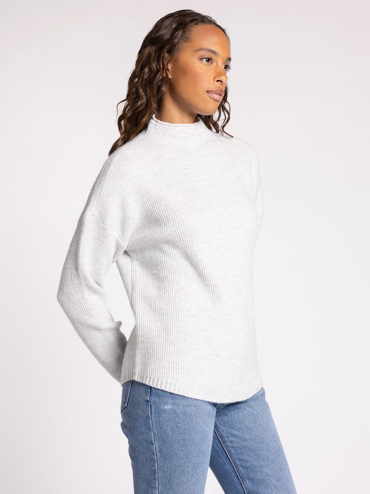 Nannie Mock Neck Sweater