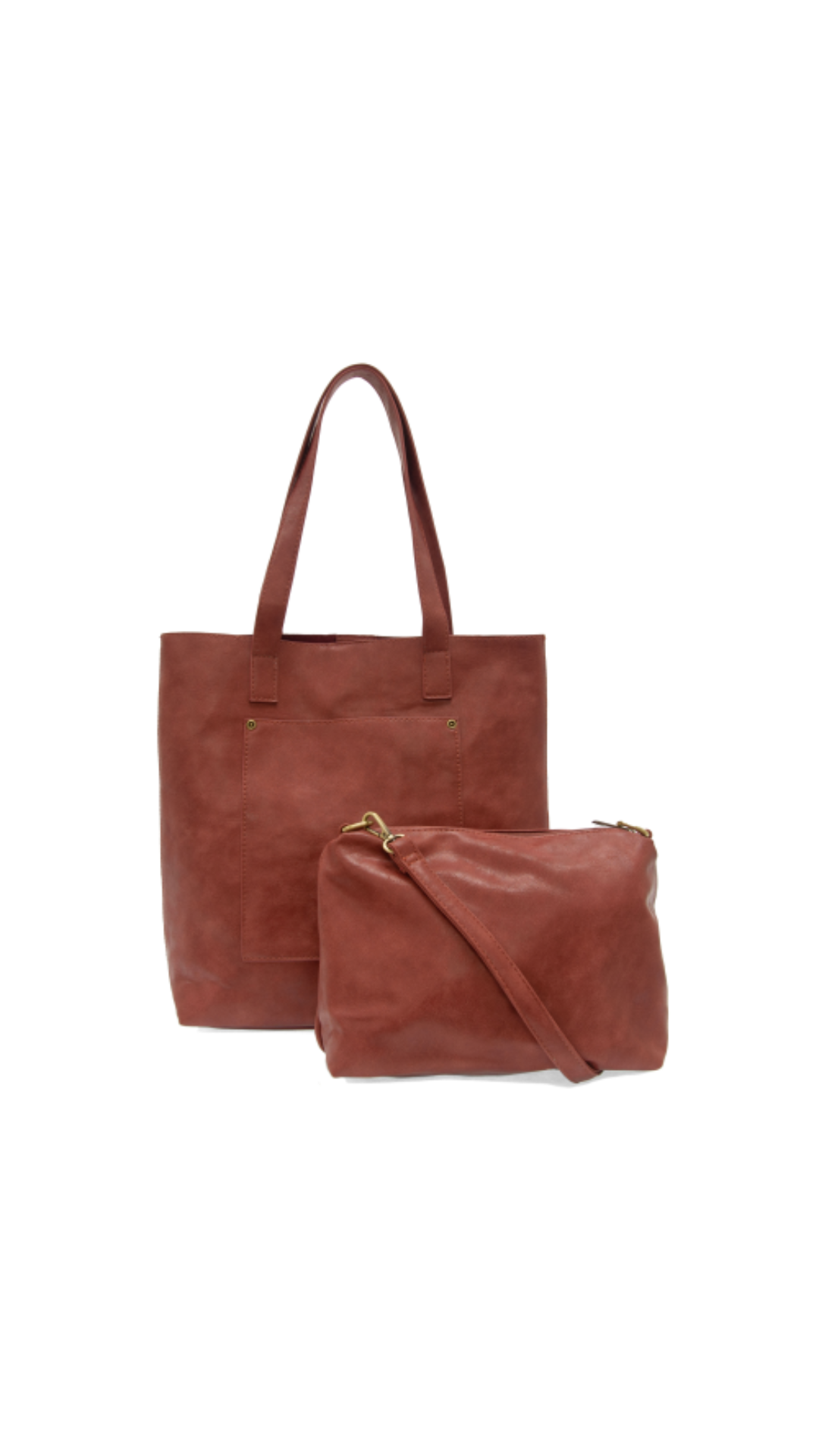 Charlie North/South Tote - Terracotta