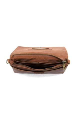 Everly Organizer Flap Crossbody - Cocoa
