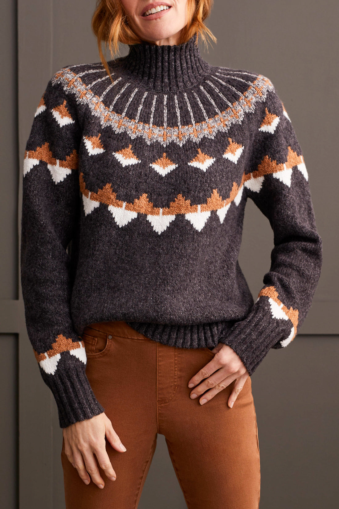 [TRIBAL] Eileen Intarsia Sweater