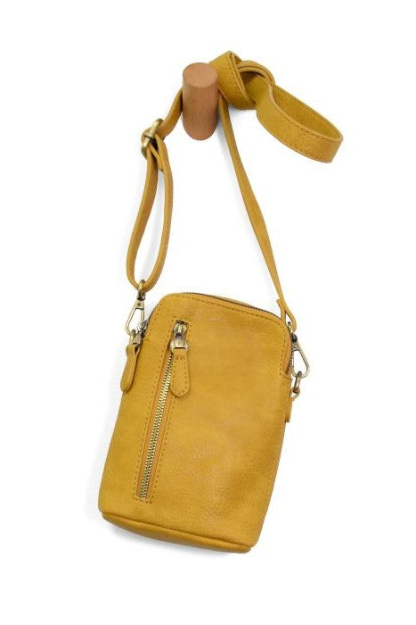 Jolene Crossbody Phone Bag - Mustard
