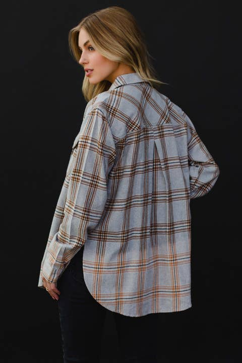 Maisy Plaid Flannel Shirt