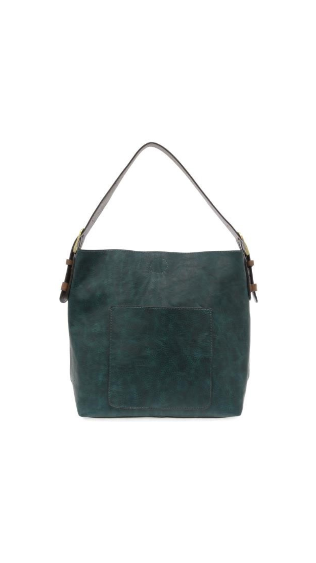 Hobo Coffee Handle Handbag - Vivid Deep Teal