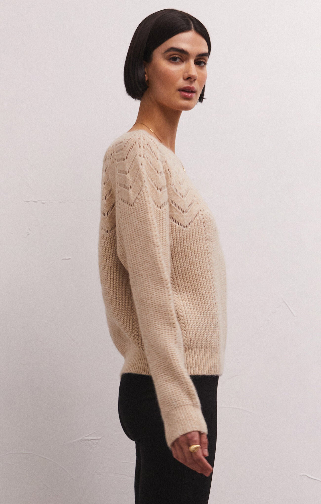 [Z Supply] Sabine Pointelle Sweater