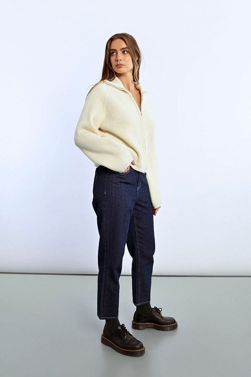 Eliana Knit Zip-Up Jacket