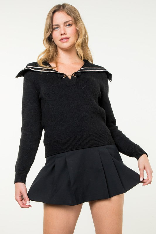 Lucy Collared Sweater