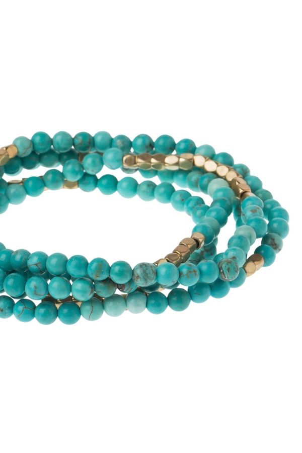 Stone Wrap: Turquoise/Gold - Stone of the Sky