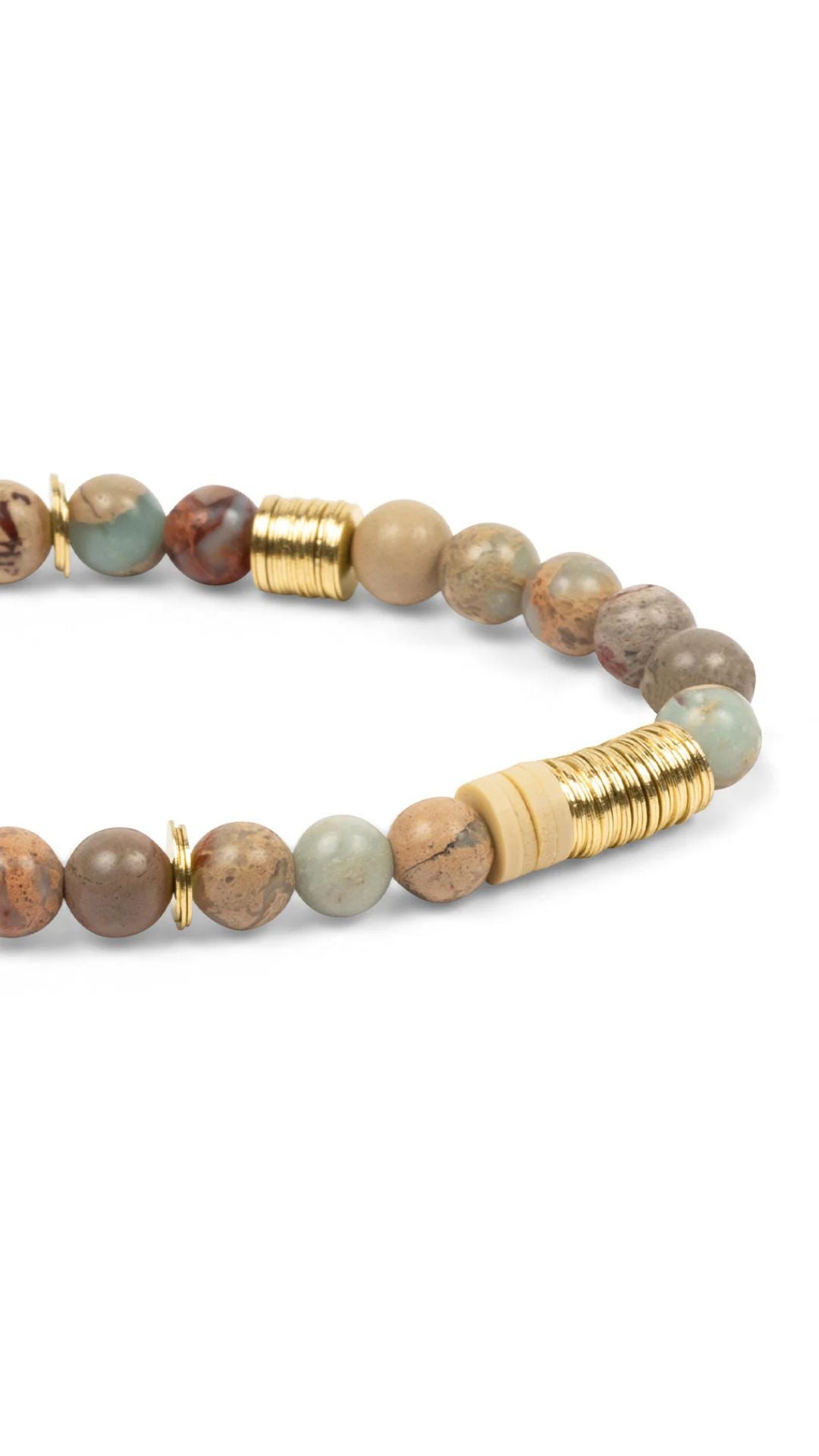 Intermix Stone Stacking Bracelet - Aqua Terra