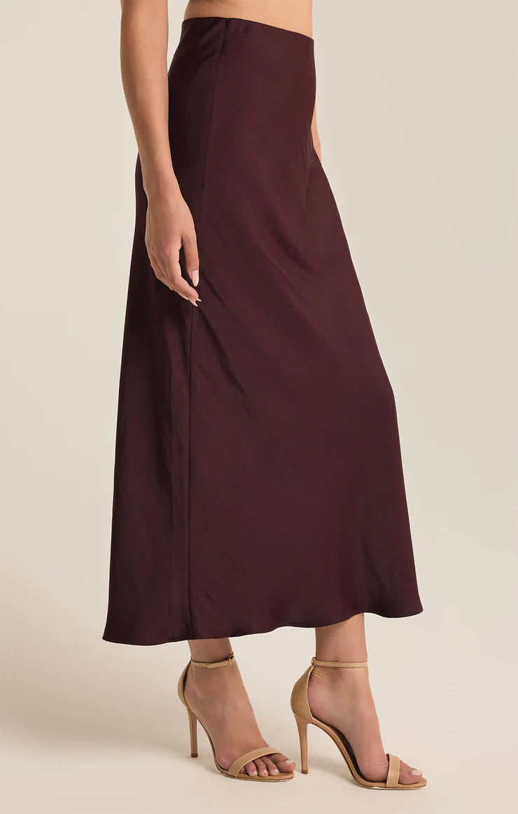 [Z Supply] Europa Poly Sheen Skirt