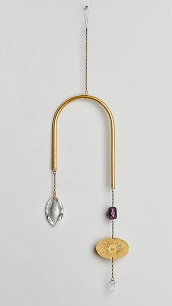 Suncatcher - Evil Eye/Amethyst