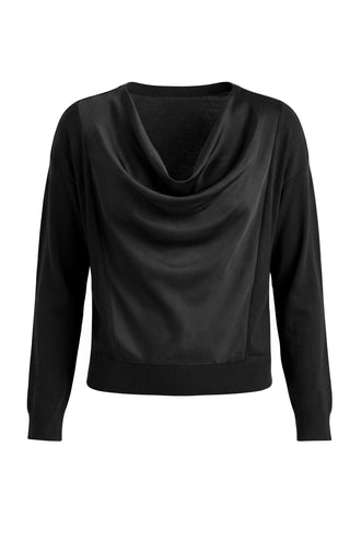 [Liverpool] Danice Drape Neck Hybrid Sweater